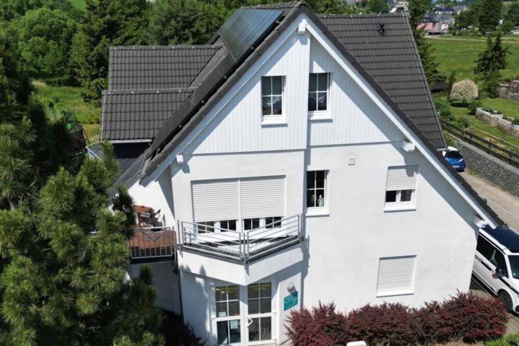 Ferienwohnung Fischer Mit E-Ladestation Direkt Am Haus Schwarzenberg  Eksteriør bilde