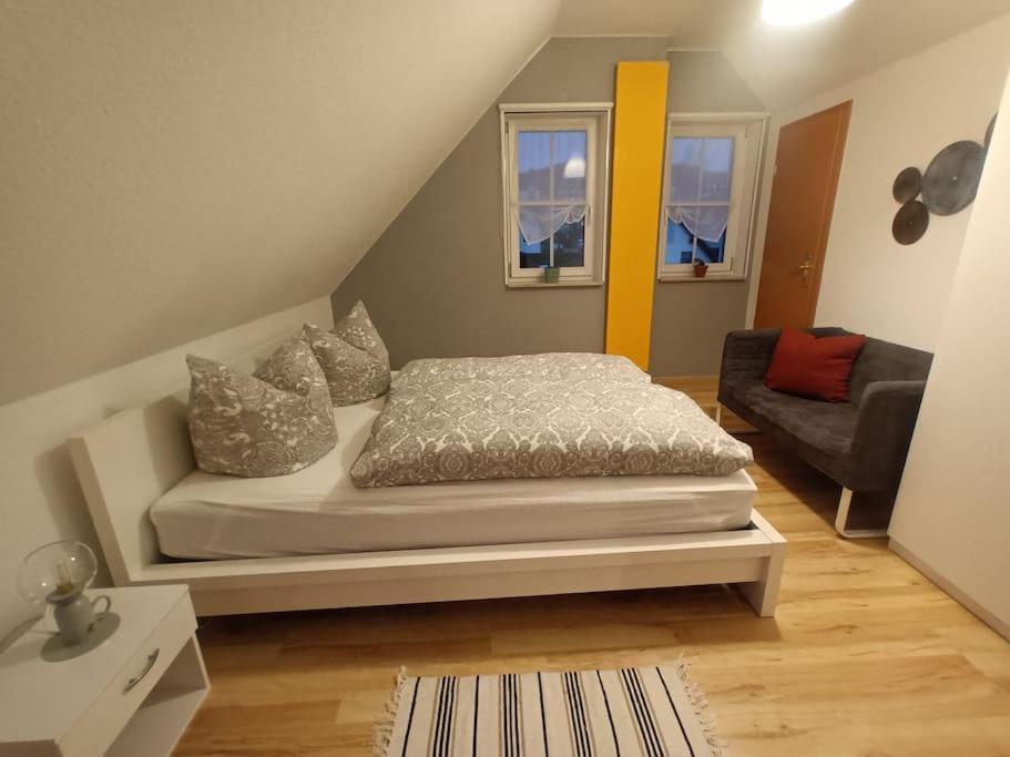 Ferienwohnung Fischer Mit E-Ladestation Direkt Am Haus Schwarzenberg  Eksteriør bilde