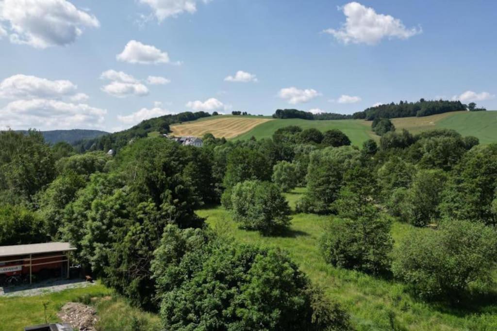 Ferienwohnung Fischer Mit E-Ladestation Direkt Am Haus Schwarzenberg  Eksteriør bilde